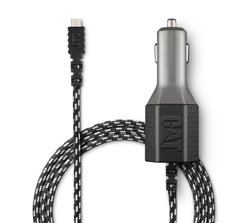 Chargeur de voiture USB simple - avec câble micro USB 6 '- DSP