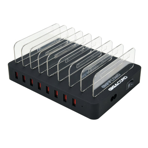 GIGACORD 8 PORT CHARGER W/ MICRO USB CABLES - DSP